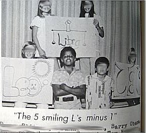 Barack "Barry" Obama in 6th grade at Punahou.