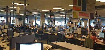 One of the call centers for customer support.